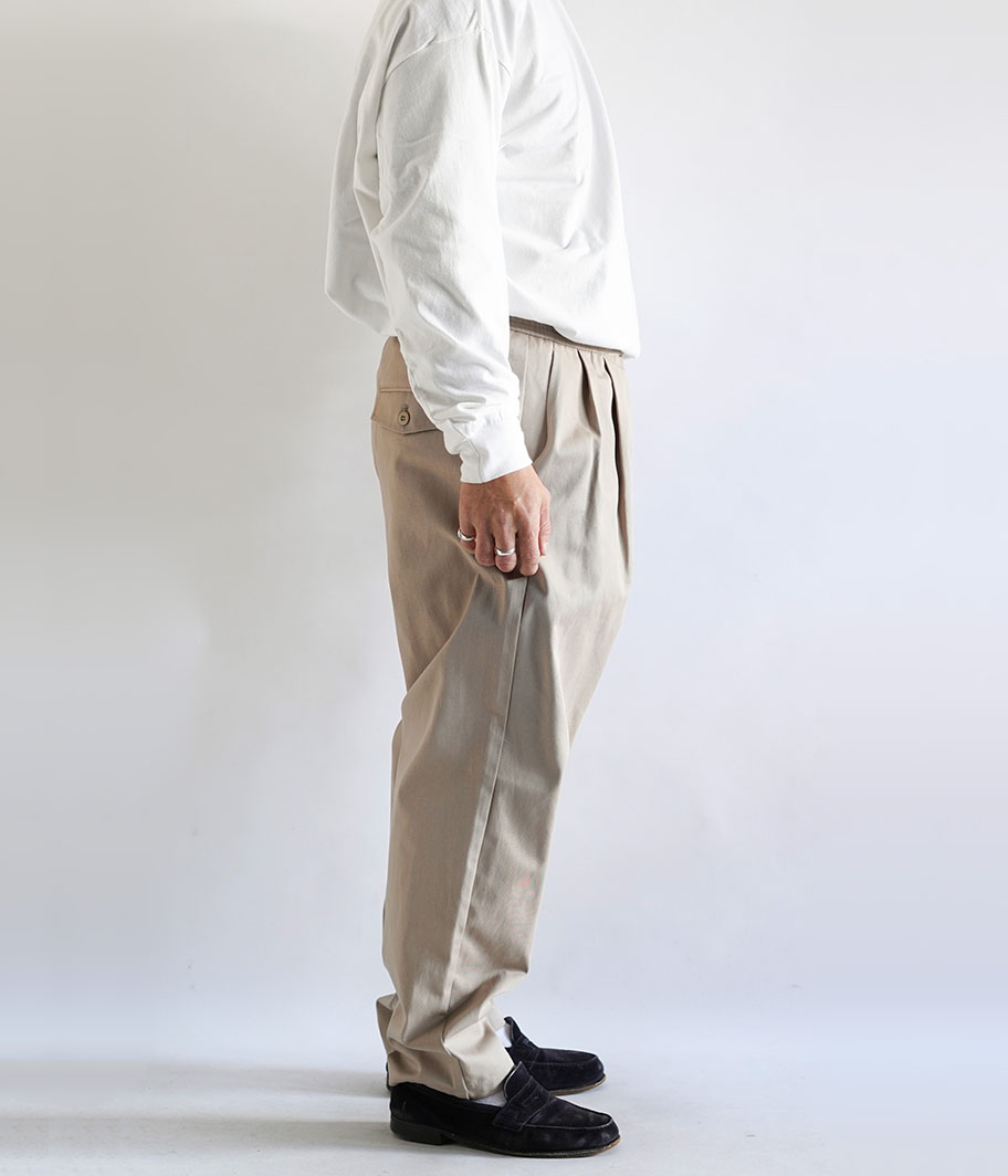 Fresh Service CORPORATE EASY CHINO PANTS [BEIGE] - Fresh Service