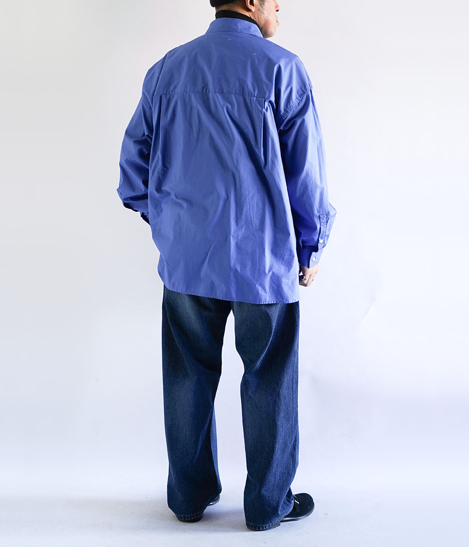 Fresh Service CORPORATE UNIFORM L/S SHIRT [BLUE] - Fresh Service