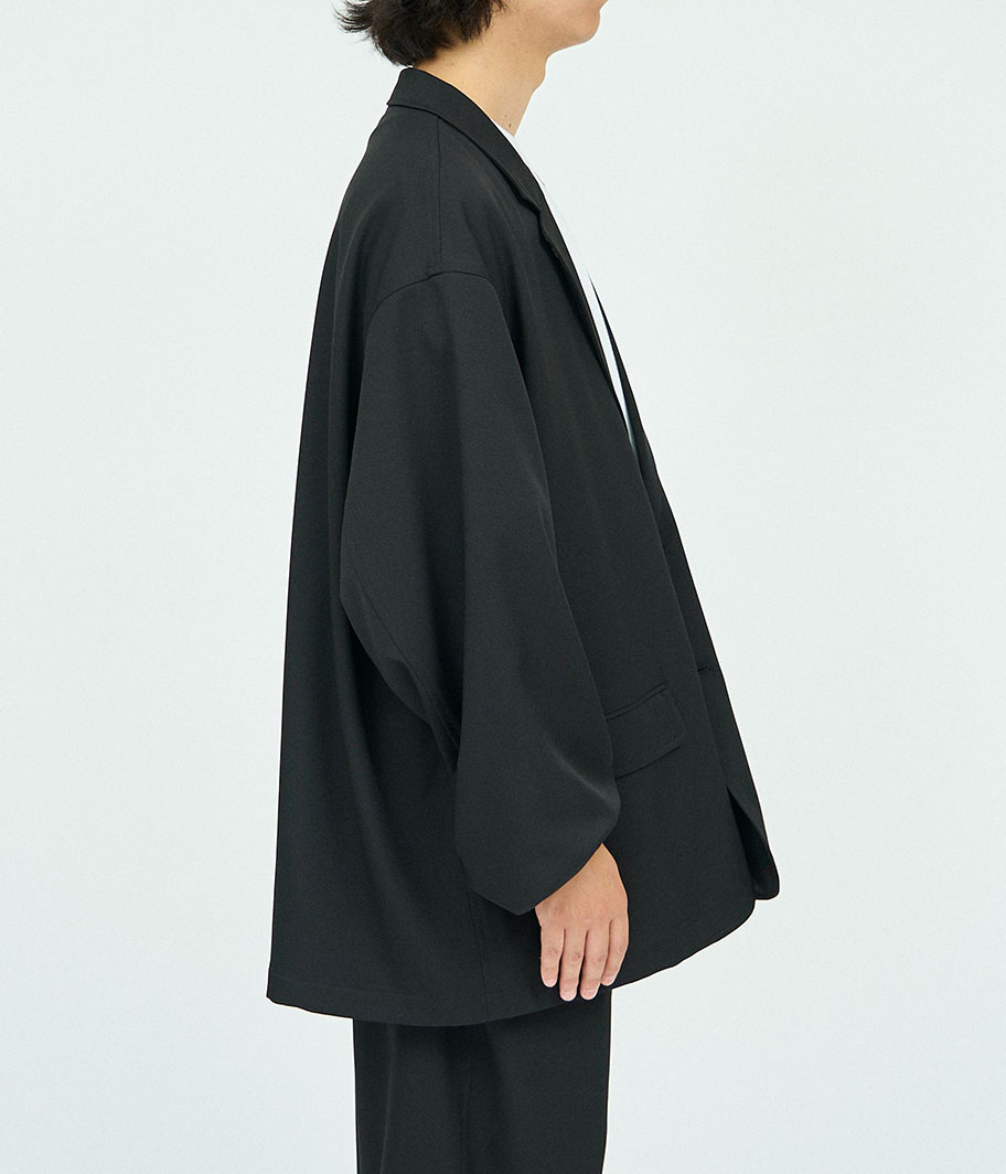 Fresh Service WOOLY TWILL JACKET [BLACK] - Fresh Service NECESSARY