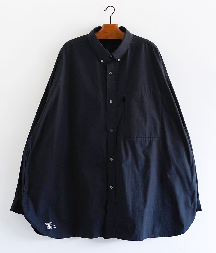 Fresh Service UTILITY B.D SHIRT [BLACK] - Fresh Service NECESSARY