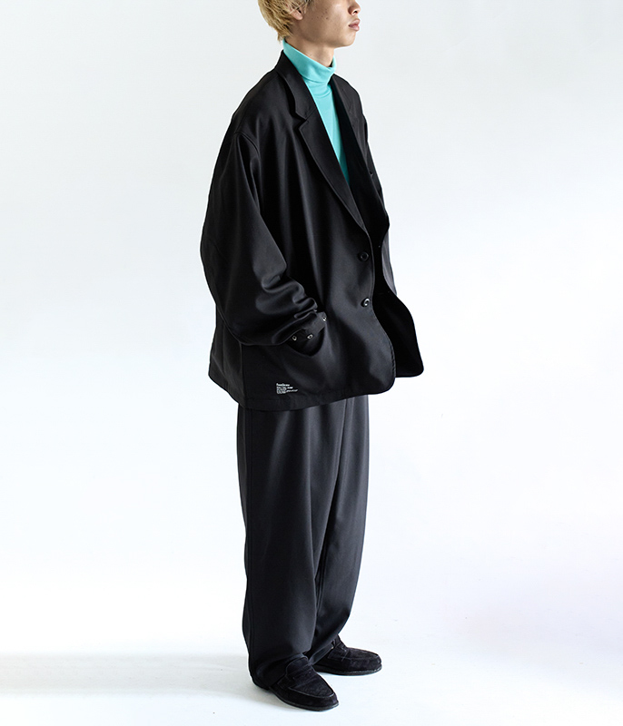Fresh Service WOOLY TWILL JACKET [BLACK] - Fresh Service NECESSARY