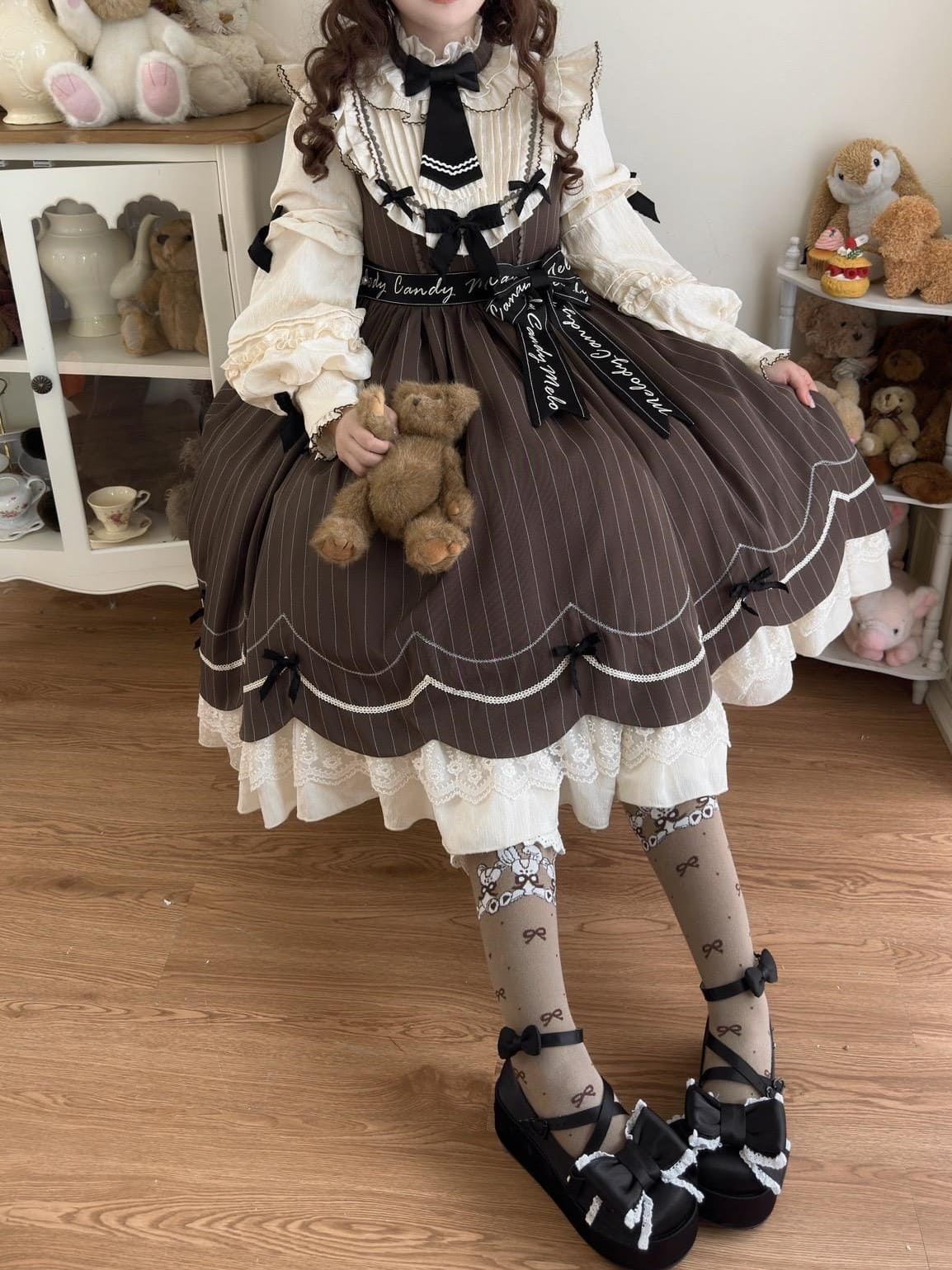 公式】チョコを溶かした魔法のおうちワンピース - ロリータ