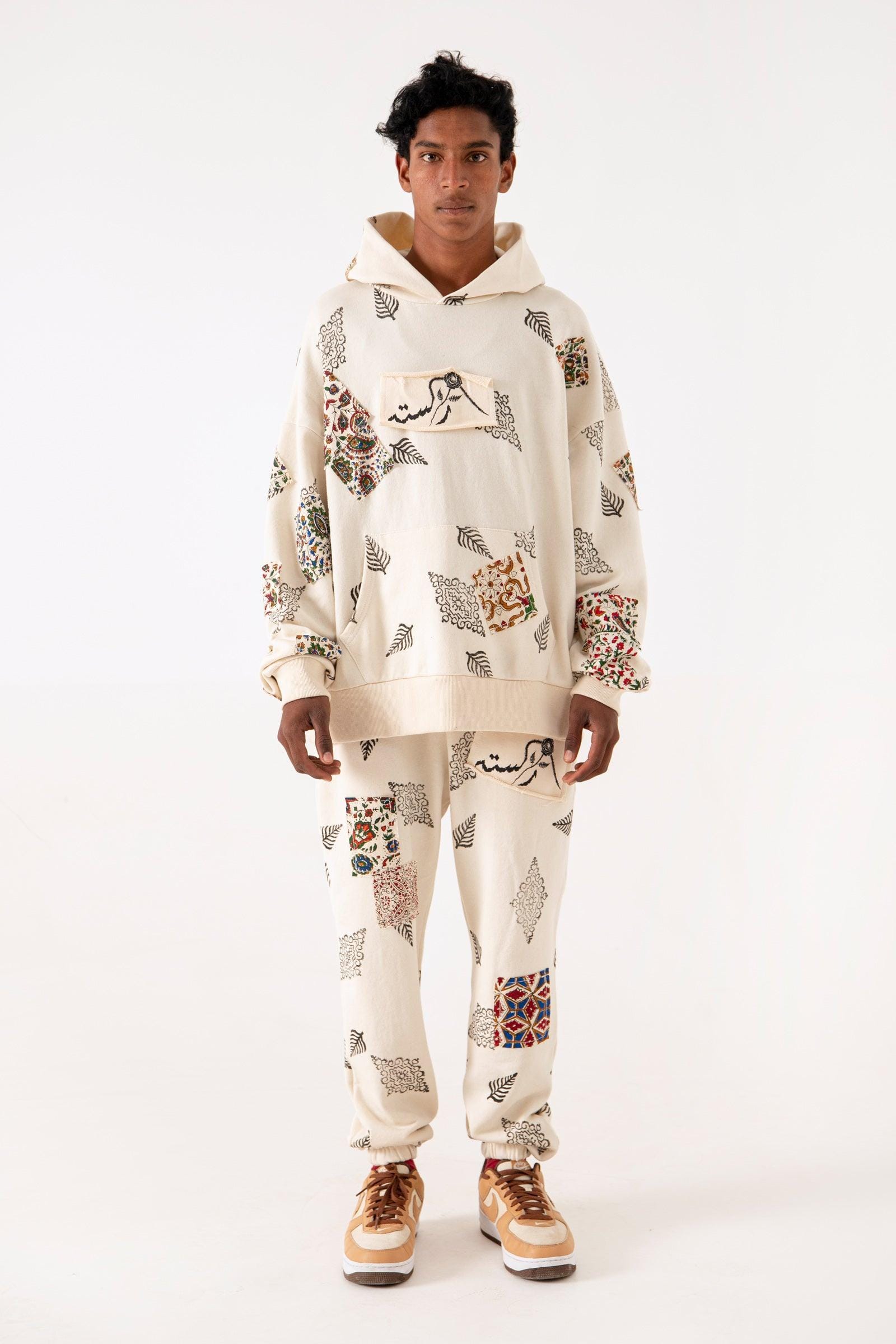 BLOCKPRINT PATCHWORK HOODIE V3 – Rastah
