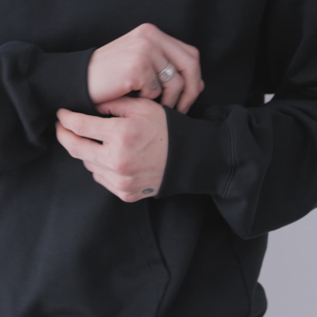 Logo Sweat Pants -black-