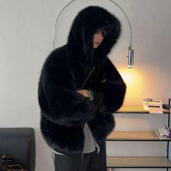 RT No. 12205 FUR ZIP-UP HOODIE – REALTAKAI