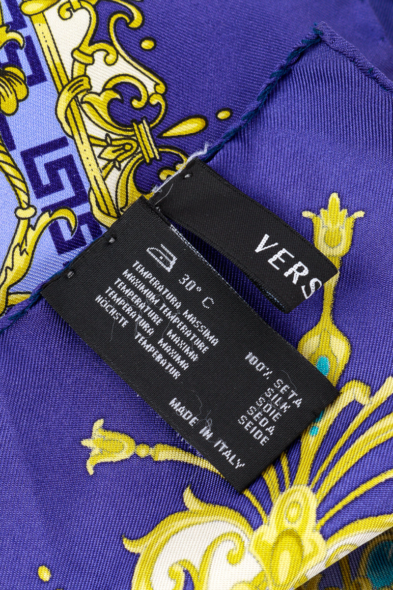 Vintage Versace Medusa Baroque Filigree Scarf – Recess
