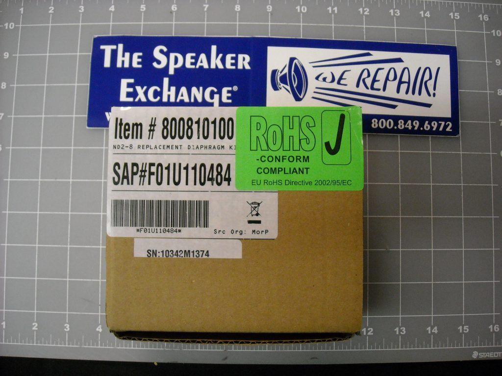 Original Factory Electro-Voice 800810100 Diaphragm F.01U.280.263