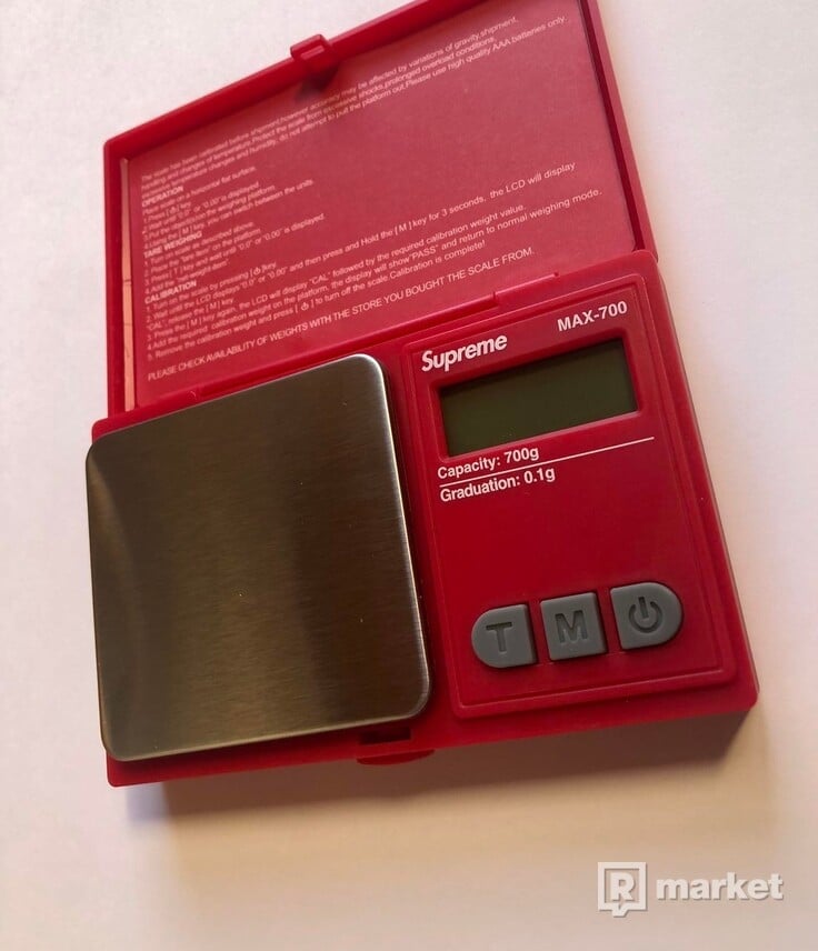 Supreme AWS MAX-700 Digital Scale Red | REFRESHER Market