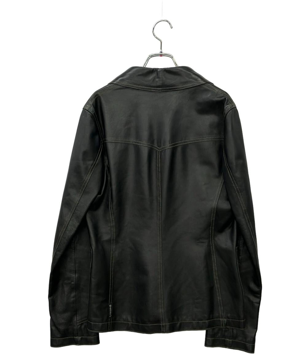 ARMANI JEANS レザージャケット レディース SIZE 42 (M) アルマーニ