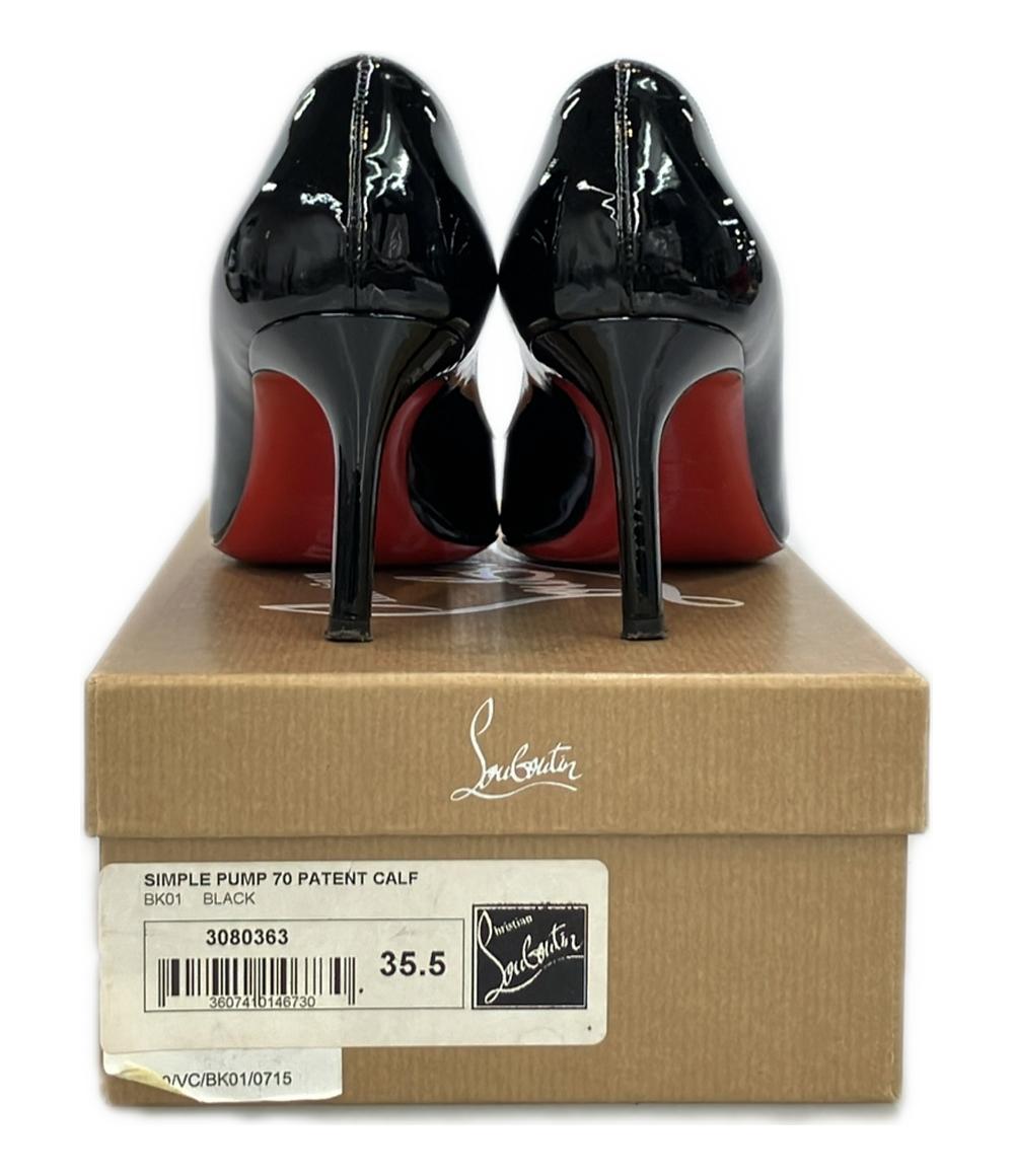 Christian Louboutin パンプス ハイヒール エナメル SIMPLE PUMP 70