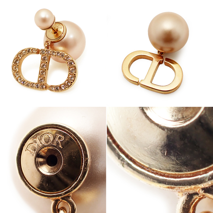 クリスチャンディオール(Christian Dior) トライバル ピアス ピンク