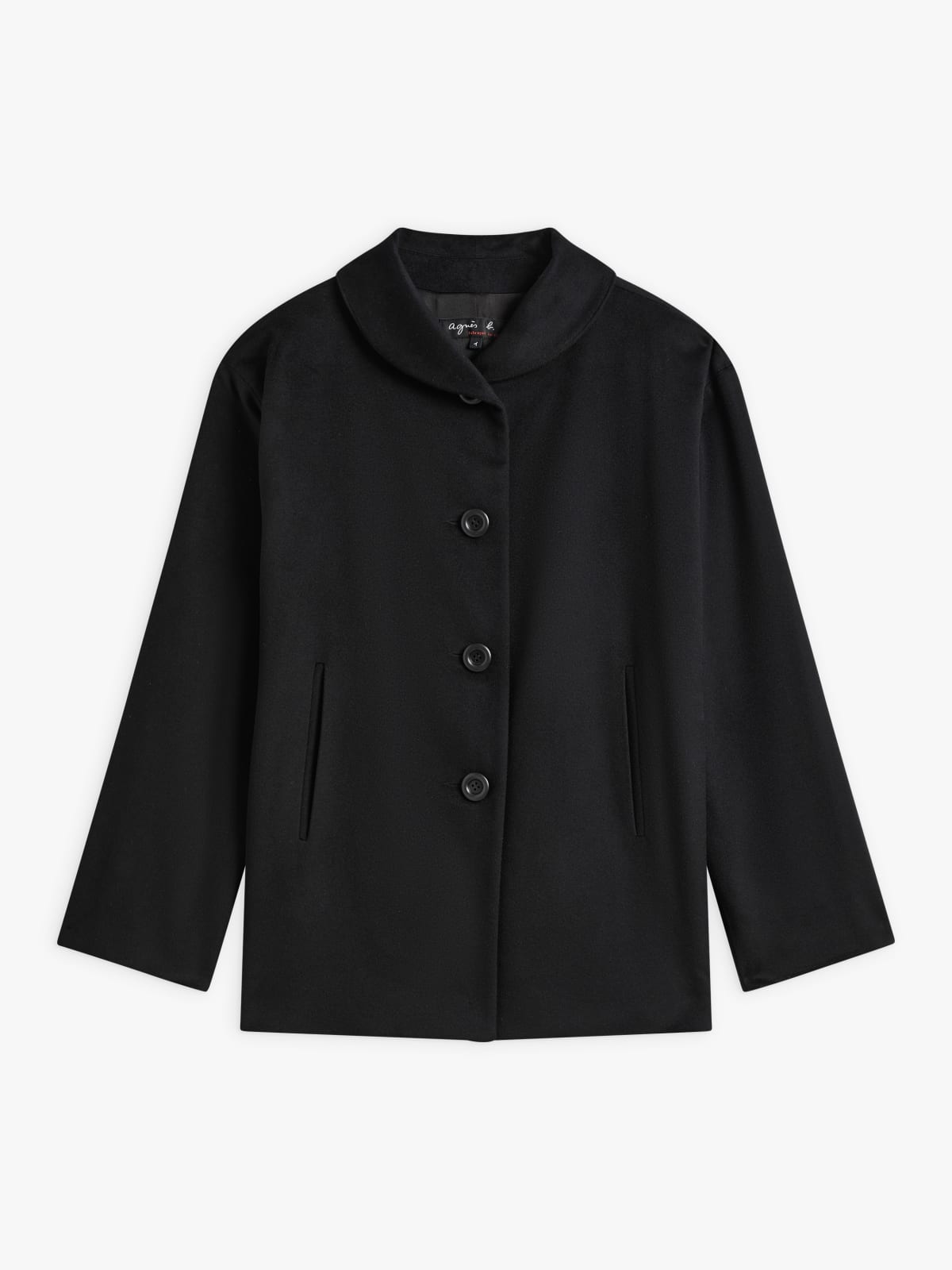 black cashmere jacket