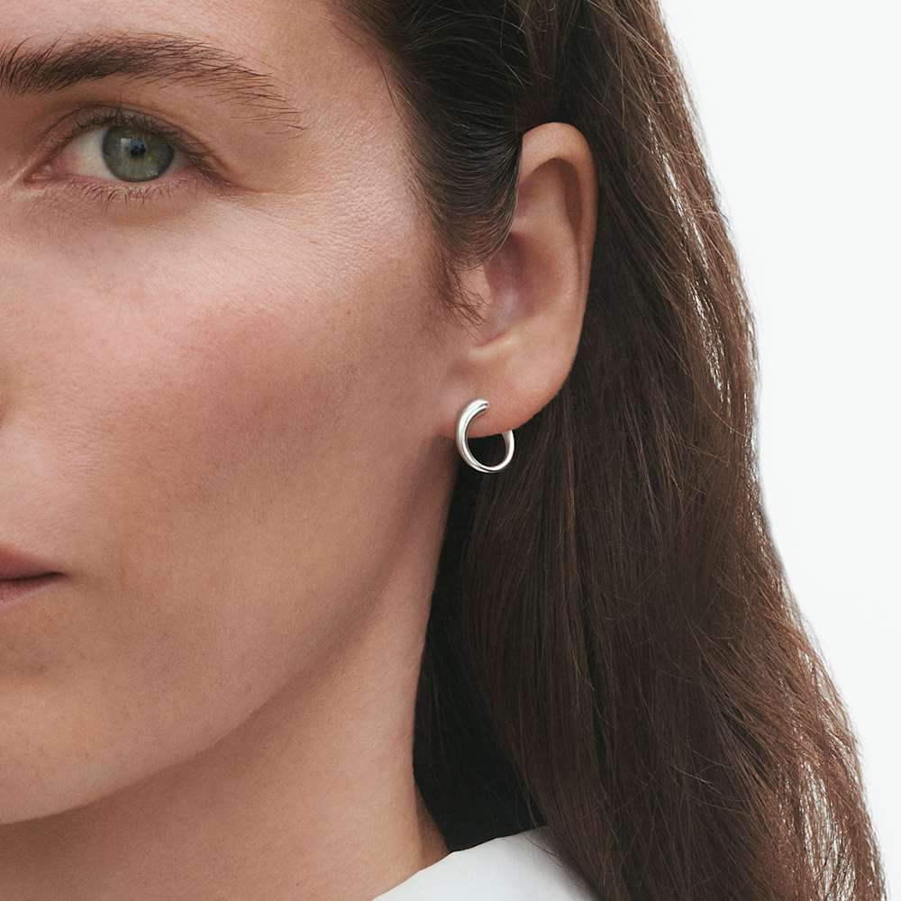 Mercy silver stud earring in sterling silver | Georg Jensen