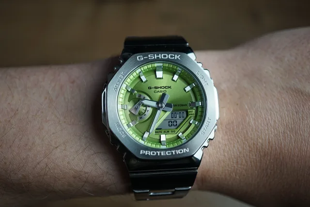 A Dash Of Pistachio: Hands-on with the G-Shock GM-2110D-3A | WatchTime