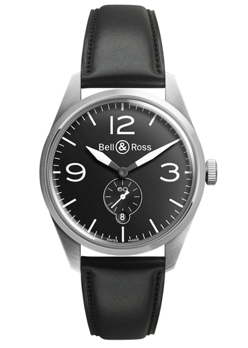 Bell & Ross Vintage Men's Watch BR-123-Original Black | WatchMaxx