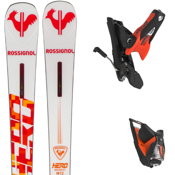 ROSSIGNOL HERO MASTER ST R22 + SPX 12 ROCKERACE ROCKERACE HOT RED