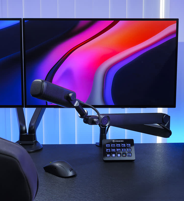 Wave Mic Arm Pro - Black | Pro Mic Boom Arm Desks | Elgato