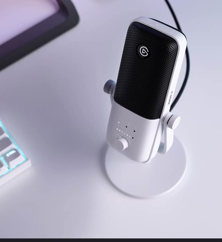 Wave:3 - White | Microphone & Digital Mixing Solution | Elgato