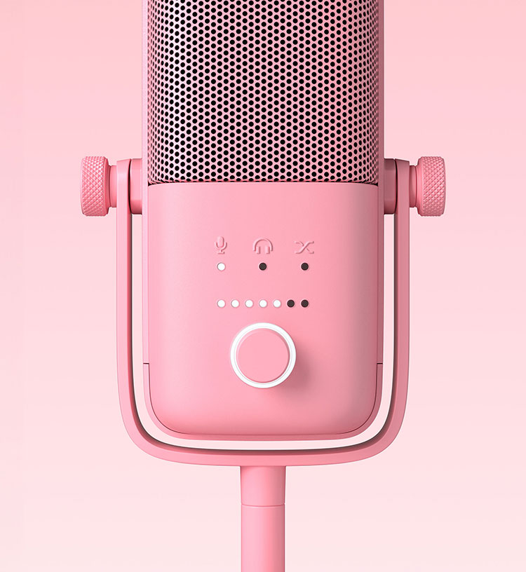 Wave:3 - Pink Petal | Microphone & Digital Mixing Solution | Elgato