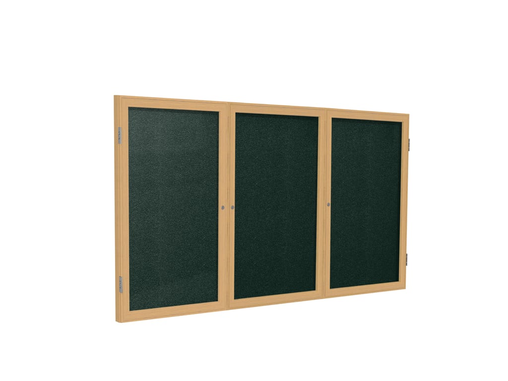 Ghent PA13624VX-189 Enclosed Vinyl Tackboard | Touchboards