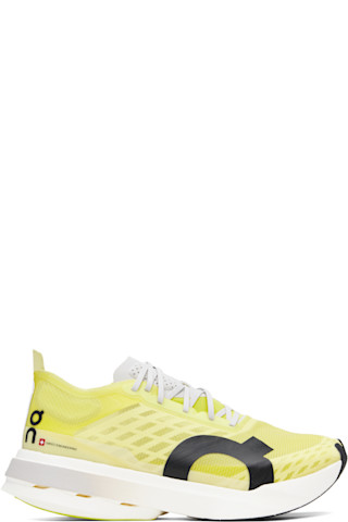 On: Yellow Cloudboom Strike Sneakers | SSENSE