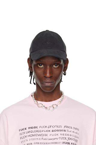 VETEMENTS: ブラック Monday Pristine キャップ | SSENSE 日本