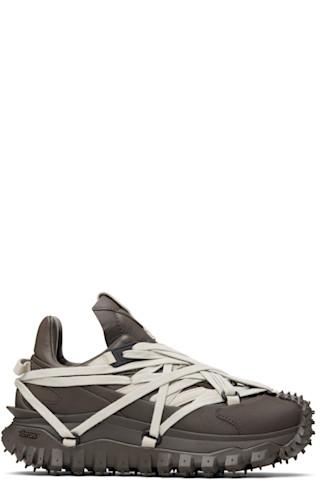 Rick Owens: Moncler + Rick Owens グレー Trailgrip Megalace