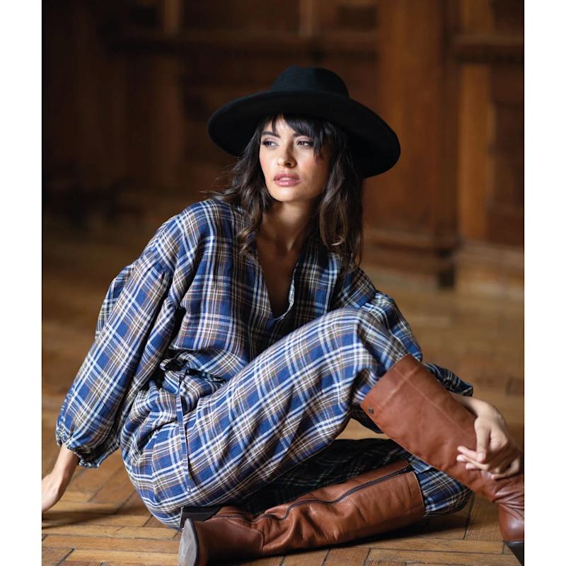 Klara Tartan Jumpsuit | NUMBAT | Wolf & Badger