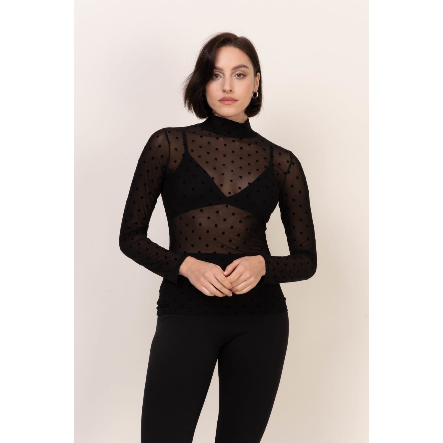 black-polka-dot-sheer-blouse-