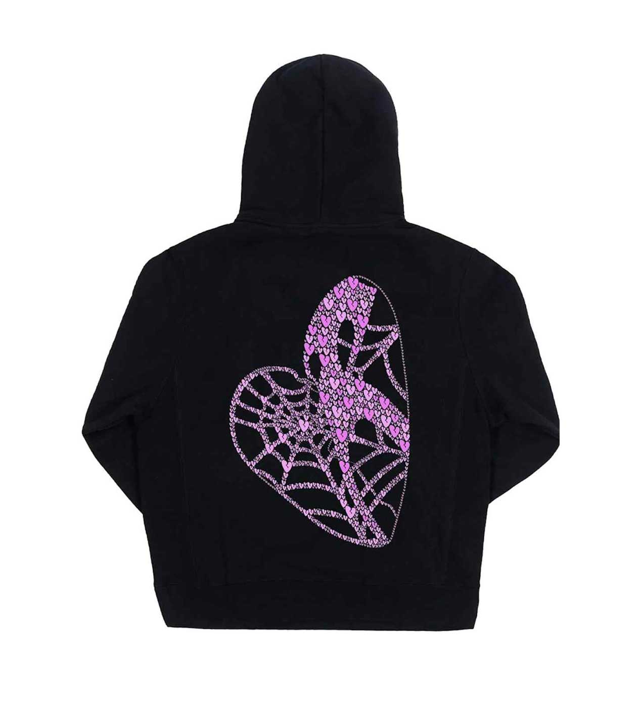 Revenge Pink Broken Heart Hoodie Black | Restock AR
