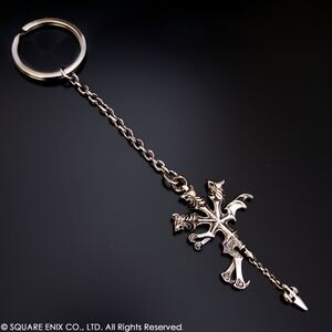 Dirge of Cerberus: Final Fantasy 7 Keychain: SQUARE ENIX - Tokyo