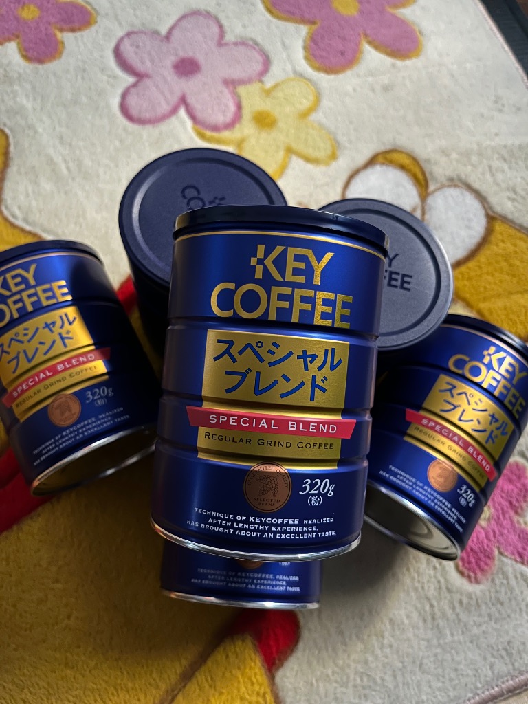 KEY COFFEE（キーコーヒー） スペシャルブレンド 粉 320g×6缶セット