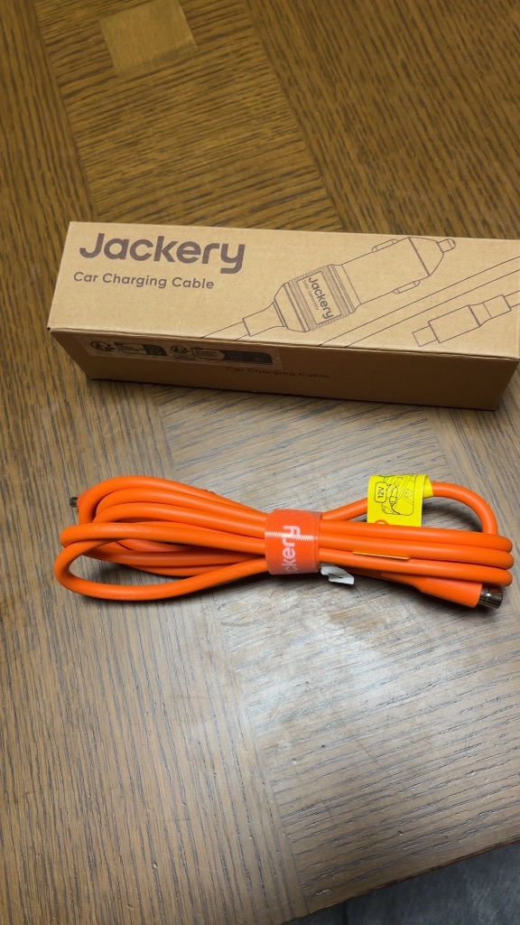 Jackery 車載シガーソケット充電ケーブル ポータブル電源用 最大12V