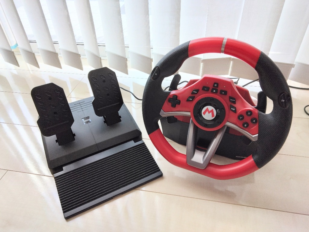 SW マリオカートレーシングホイール 2個セット 中古 SW マリオカート