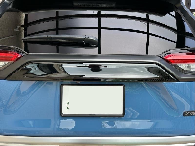 TRD RAV4 AXAH52, AXAH54, MXAA52, MXAA54 用 バックドアガーニッシュ