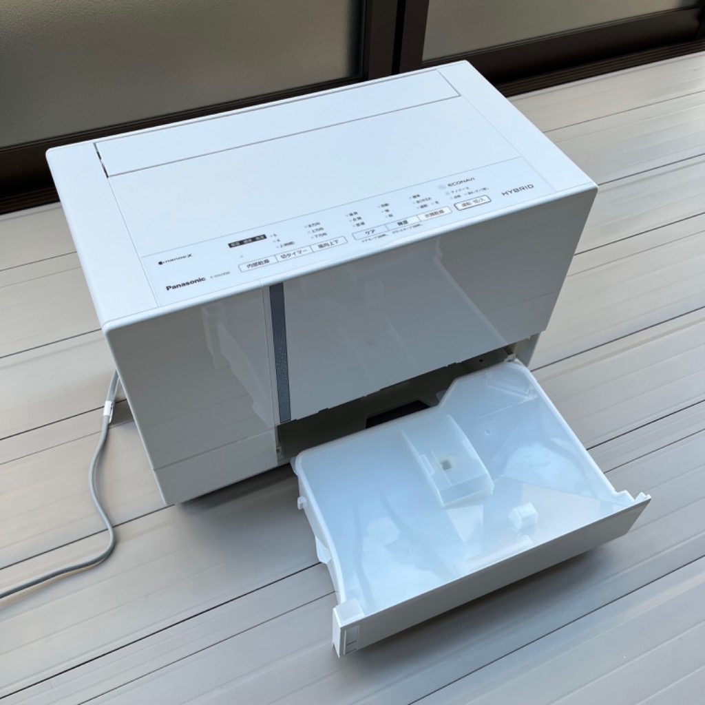 Panasonic ハイブリッド方式 衣類乾燥除湿機 クリスタルホワイト F