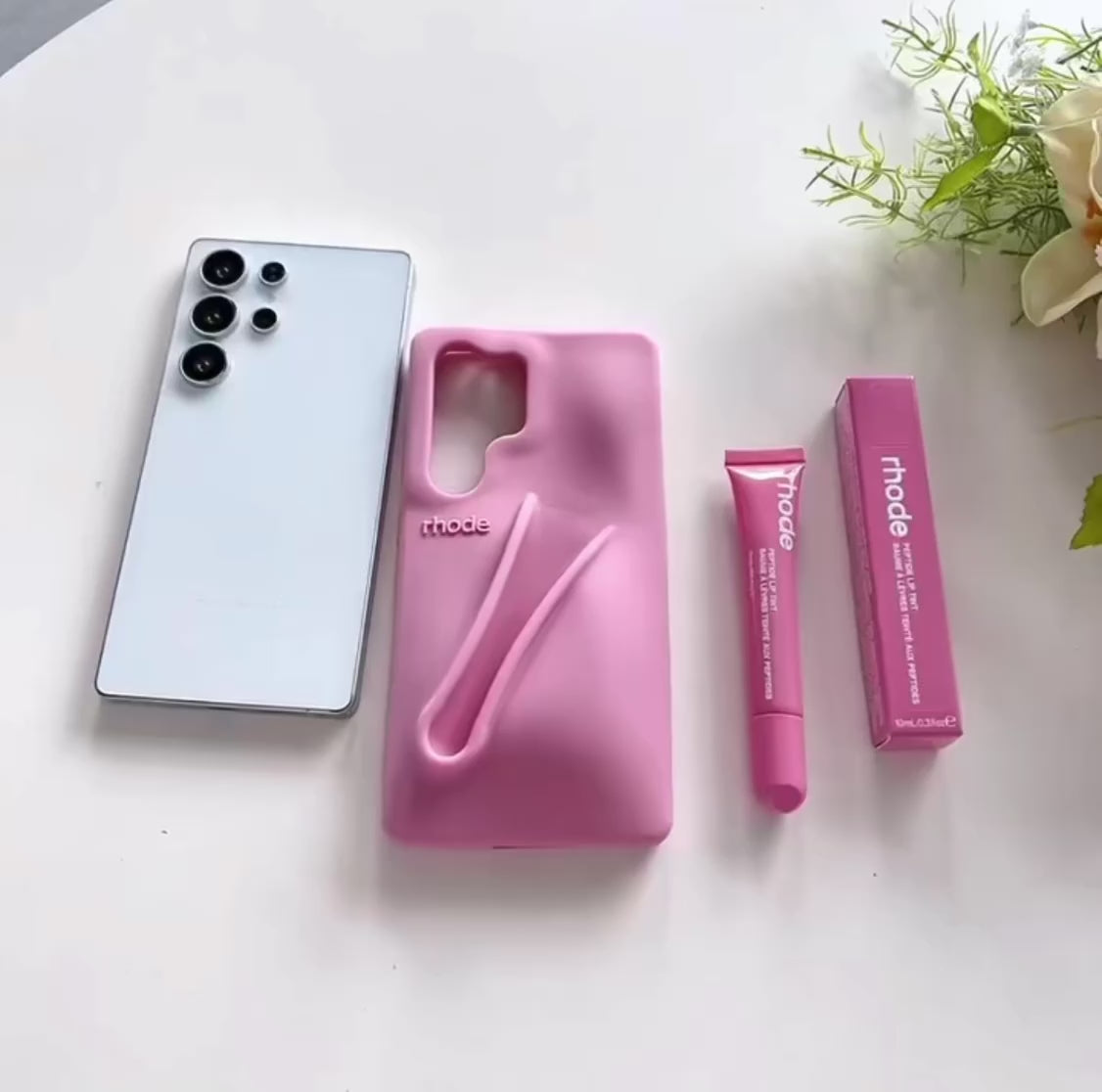 Rhode Phone Case Toast For Samsung with lipgloss – RHODE COVER