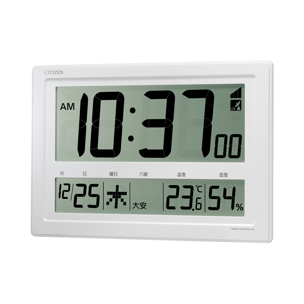 Citizen 置時計 クインパレス 8RG043 Sumo シチズン 電波時計（菊紋