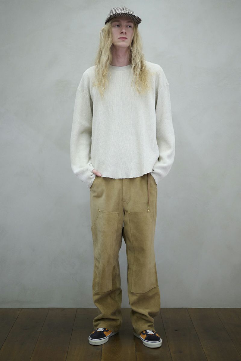UNUSED(アンユーズド) | UNUSED(アンユーズド)Long-sleeve waffle T