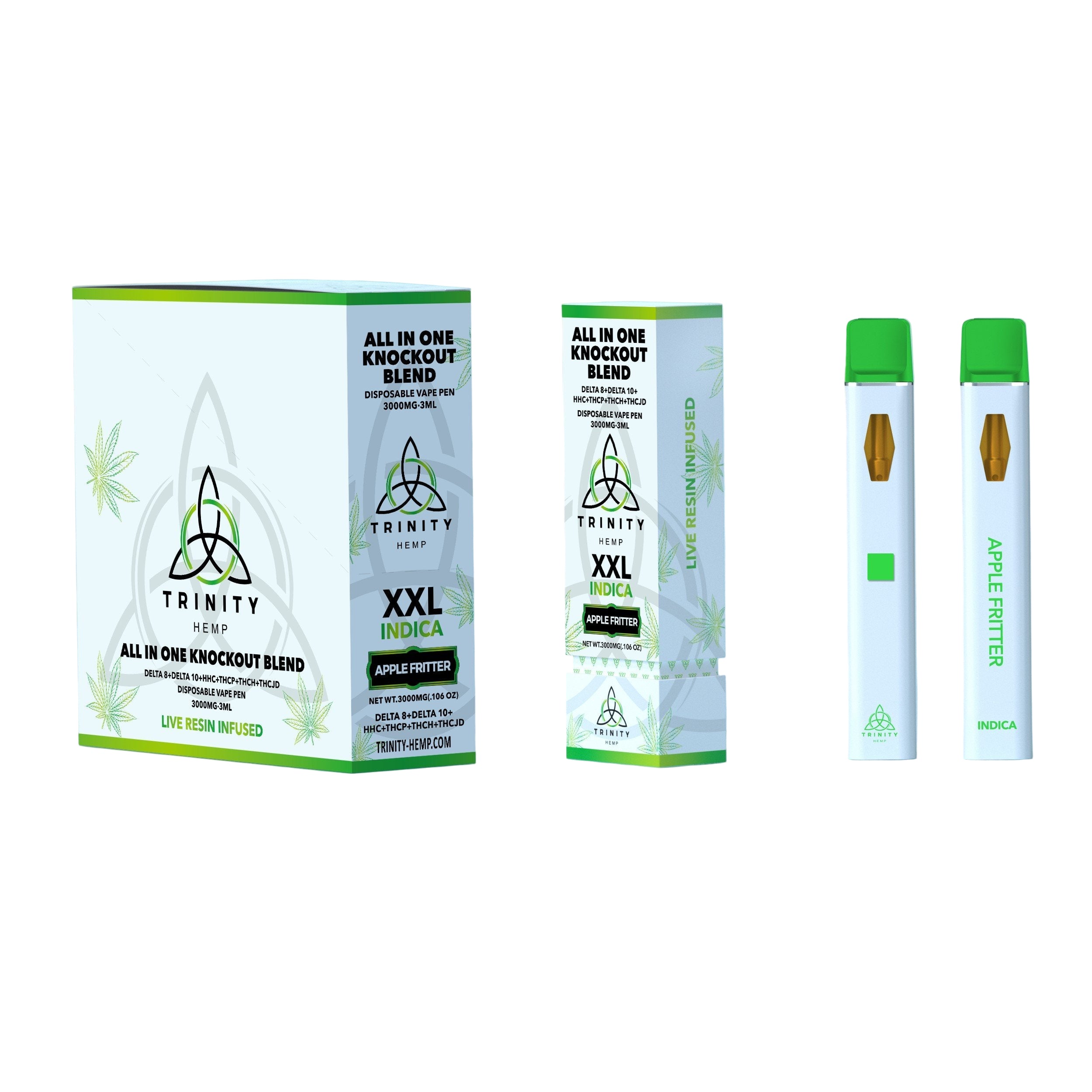 TRINITY HEMP KNOCKOUT BLEND 3ML (D8 + D10 + HHC + THCP + THCJD