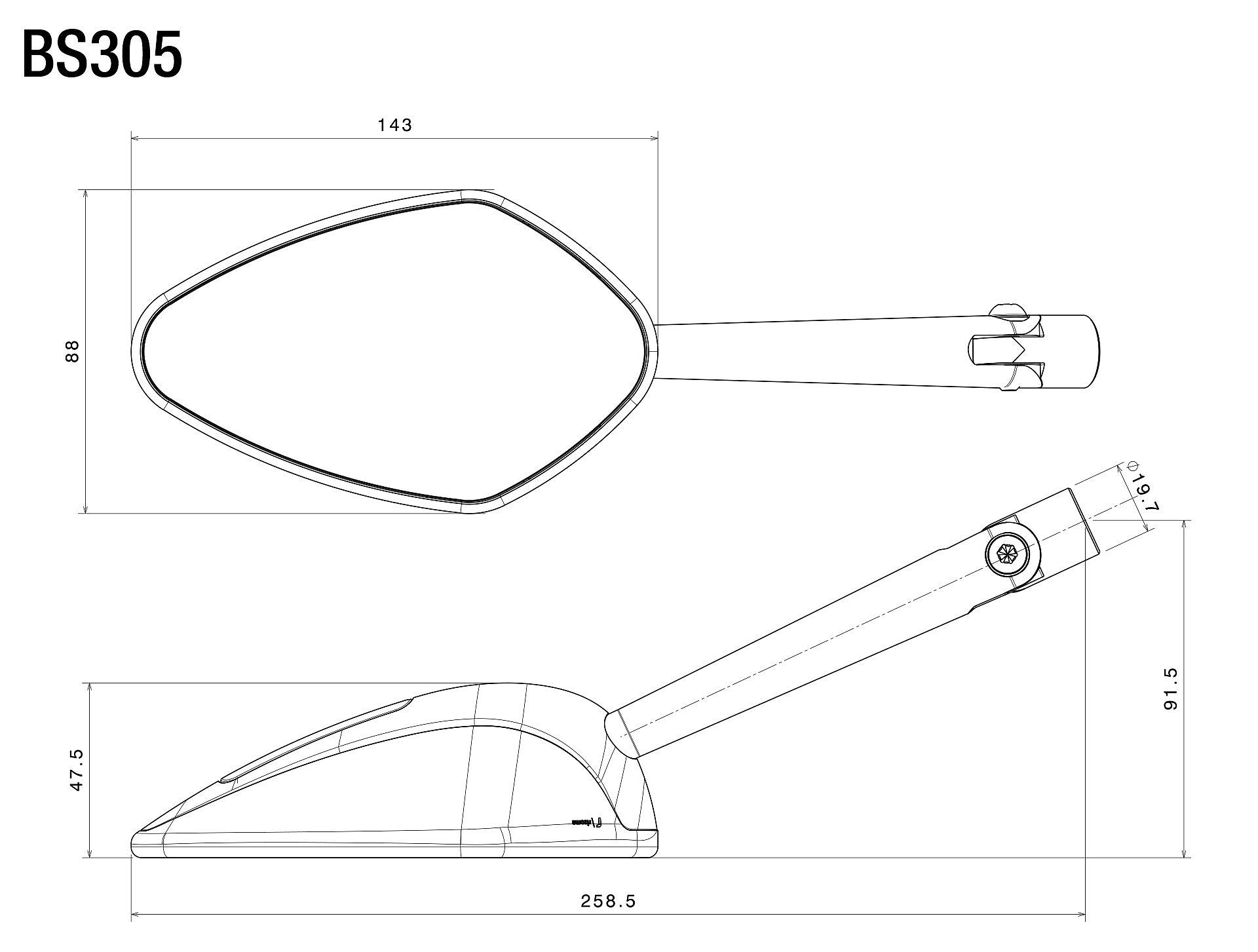 Veloce L Sport : BS305 – rizoma Japan