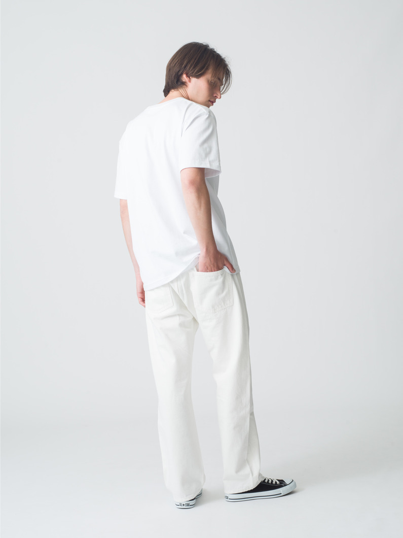 クラーク ストレートフィット ホワイト デニムパンツ｜RHC(アール