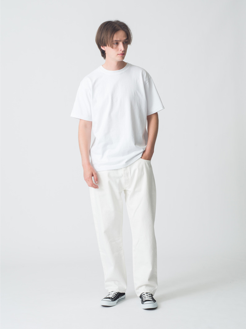 クラーク ストレートフィット ホワイト デニムパンツ｜RHC(アール