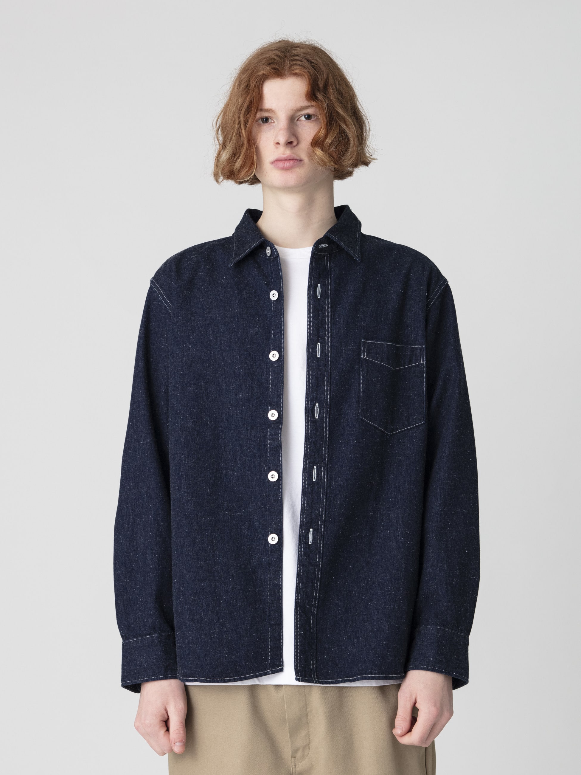 8オンス ワンウォッシュ デニムシャツ｜Ron Herman DENIM(ロンハーマン