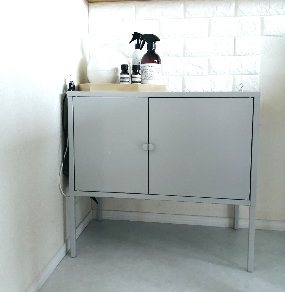 IKEA イケア キャビネット メタル グレー 60x35cm d80328678 LIXHULT