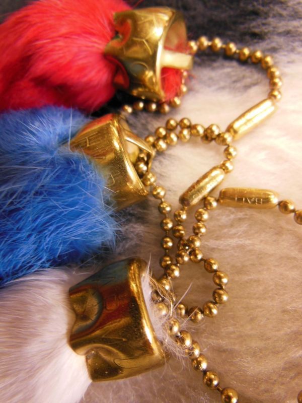 1950'S NOS LUCKY RABBIT FOOT CHARM/ビンテージ ラビットフット/青染