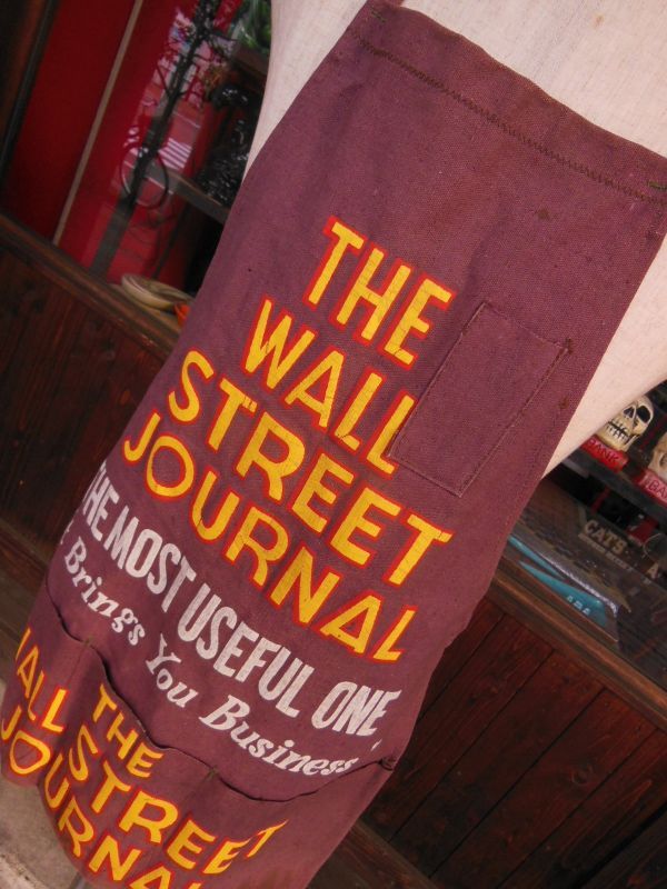 THE WALL STREET JOURNAL ADVERTISING BROWN DUCK APRON - ROCK-A-HULA