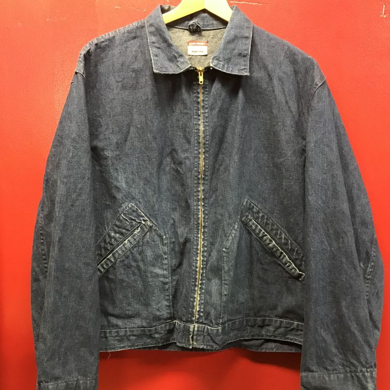 1950'S J.C.PENNEY BIG MAC DENIM WORK JACKET - ROCK-A-HULA Vintage