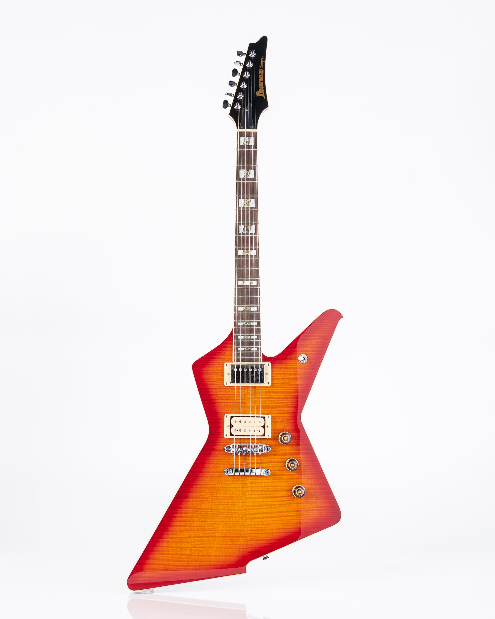 USED Ibanez DT520FM Destroyer Electric Guitar - Cherry Red