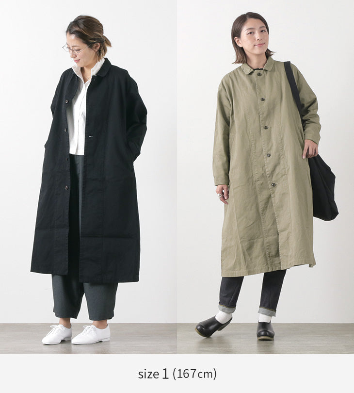 20％OFF】HARVESTY（ハーベスティ） チノクロス オーバーコート